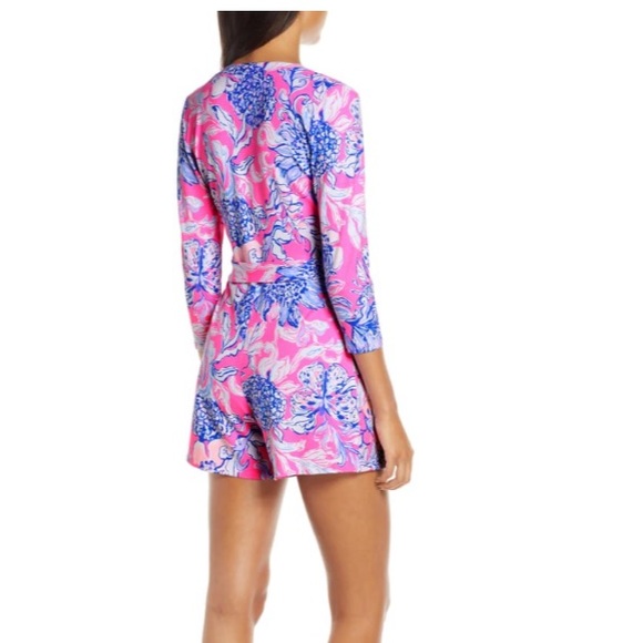 Karlie Floral Poplin Utility Romper main image 0
